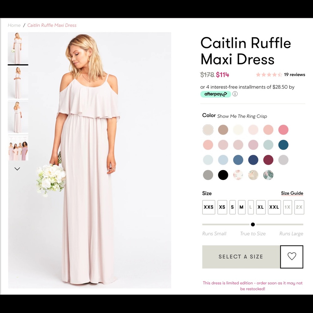 Show Me Your Mumu Caitlin Maxi Dress in Show me the Ring Crisp
